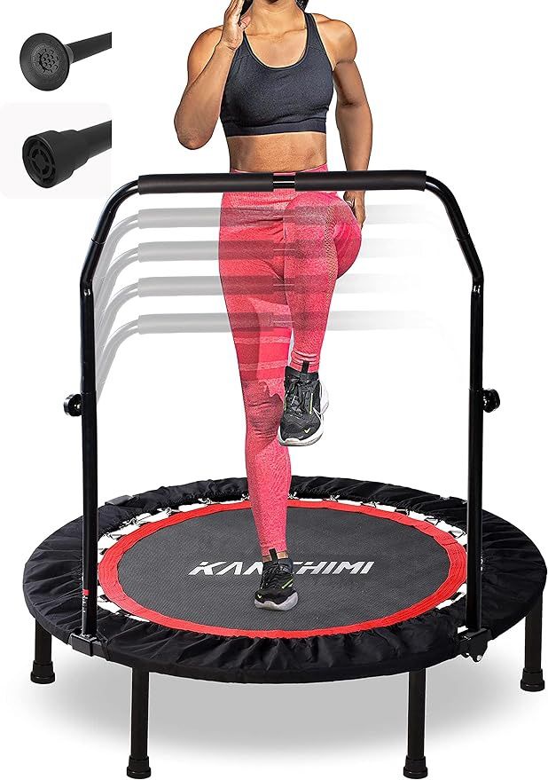 Kanchimi 40&quot; Folding Mini Fitness Indoor Exercise Workout Rebounder Trampoline