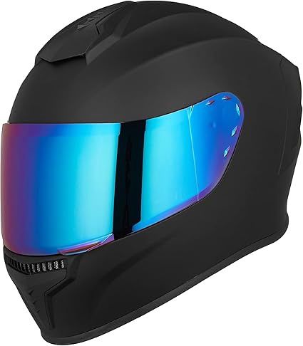 Auboa Full Face Motorcycle Helmets for Adults Men and Women - Size Large