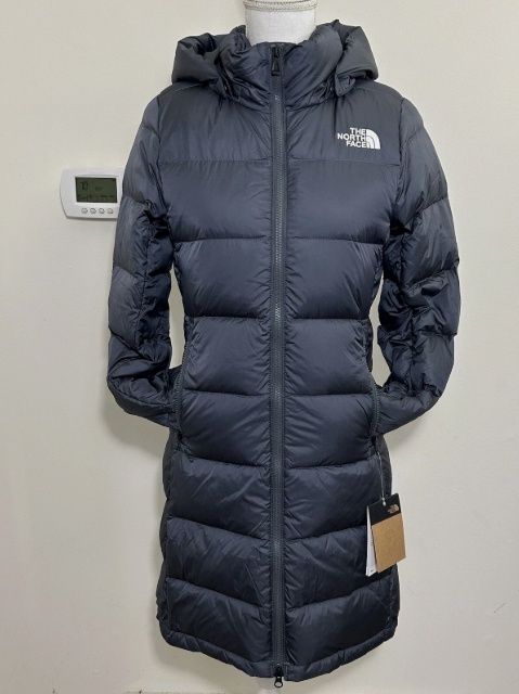 The North Face Women&#39;s Metropolis Parka III 3 Down Coat Vanadis Grey - Size Large