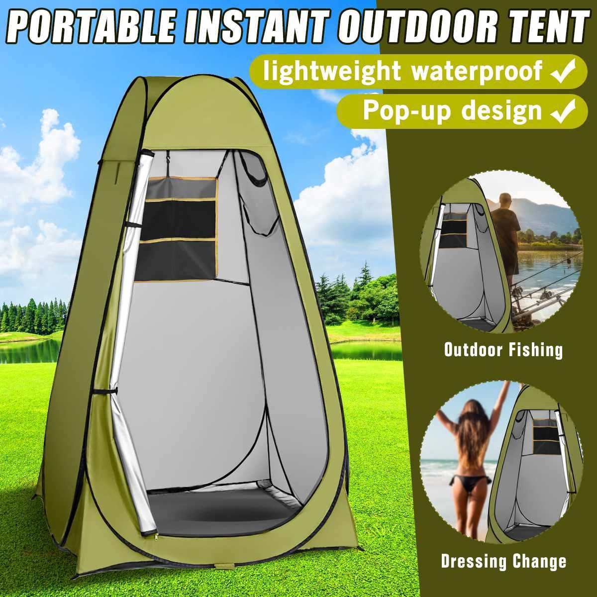 SGODDE Pop Up Privacy Tent with Reinforced Frame, Portable Tent