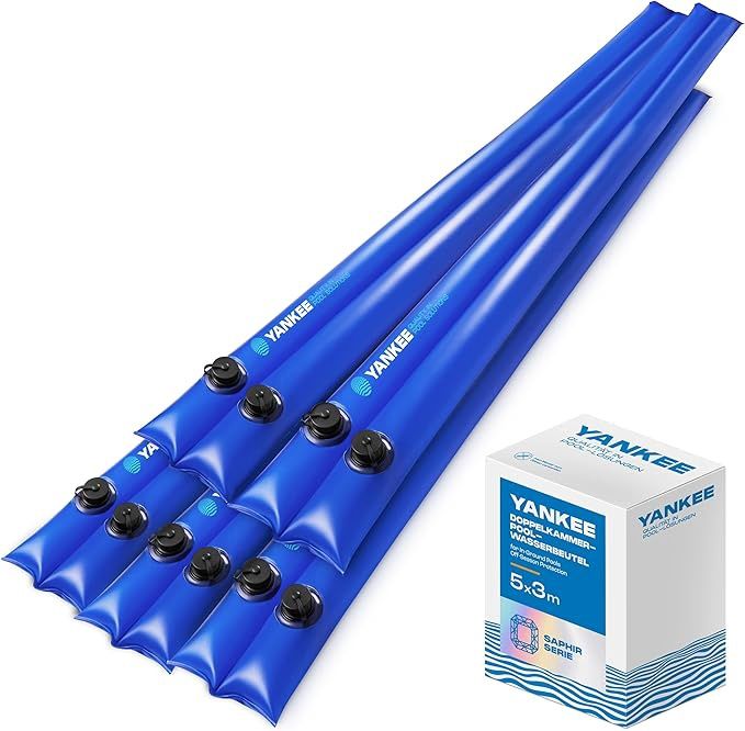 Yankee 10 ft. Dual Chamber Pool Water Tubes for Pool Cover (5 Pack)