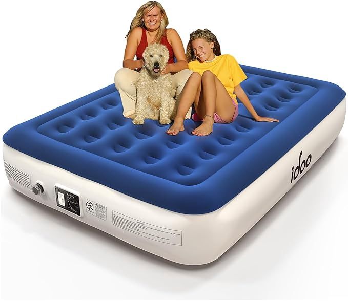 iDOO Queen Air Mattress, Inflatable Airbed