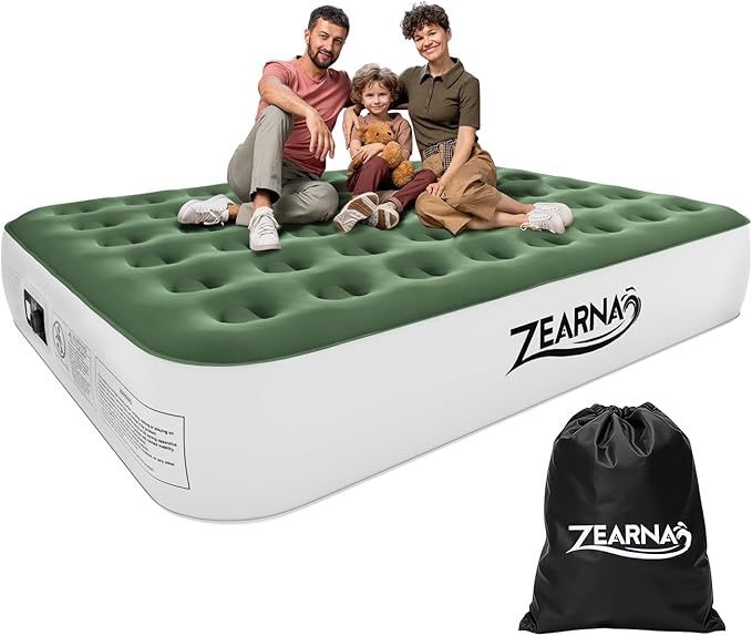 Air Mattress Queen with Built in Pump - Upgraded Inflatable Mattress