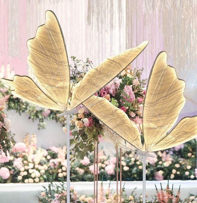 1PCS Wedding Ceiling Decoration Lamp Luminous Butterfly Light Floor Lamp