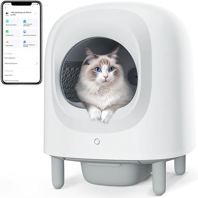 Sousia Self-Cleaning Litter Box - 56L Extra Large