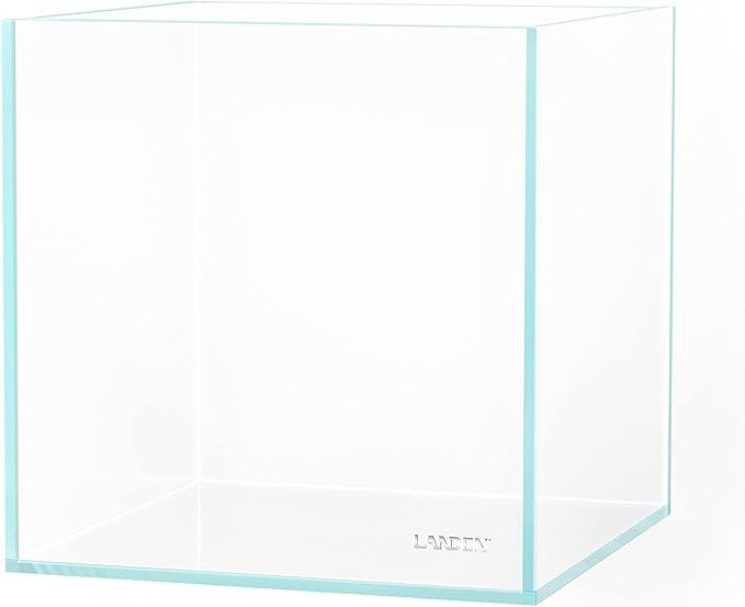 LANDEN 20C 2 Gallon Rimless Low Iron Aquarium Tank