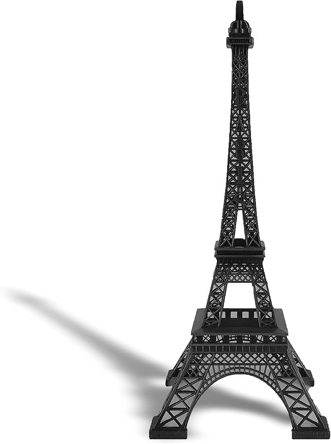 Allgala 24&quot; Eiffel Tower Statue Decor Alloy Metal, Black