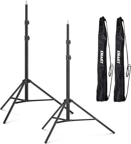 EMART 7 Ft Light Stand for Photography, Portable Photo Video Lighting Tripod with Carry Case