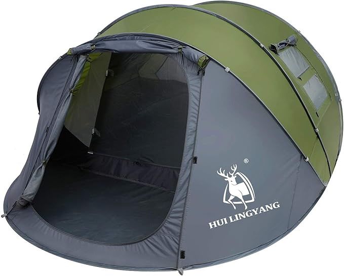6 Person Easy Pop Up Tent,12.5’ x 8.5‘ x53.5,Automatic Setup,Waterproof