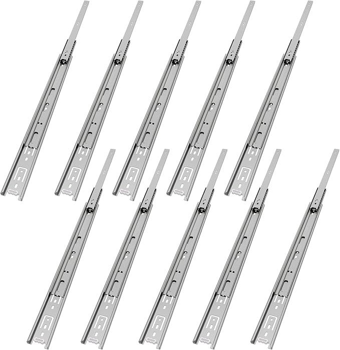 VADANIA 24-Inch Drawer Slides VA1045 Ball Bearing 3 Folds Full Extension