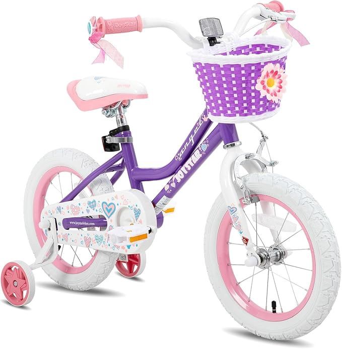 JOYSTAR Angel Girls Bike for Toddlers and Kids Ages 2-12 Years Old