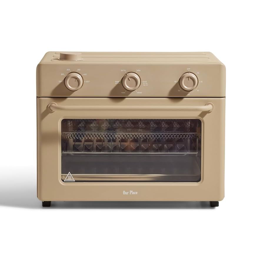 Our Place Large Wonder Oven | 6-In-1 Toxin-Free Air Fryer &amp; Toaster with Steam Infusion, Colour: Brown