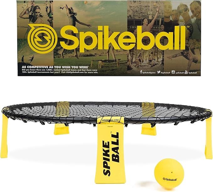 Spikeball Standard Ball Kit - Game for The Backyard, Beach, Park, Indoors