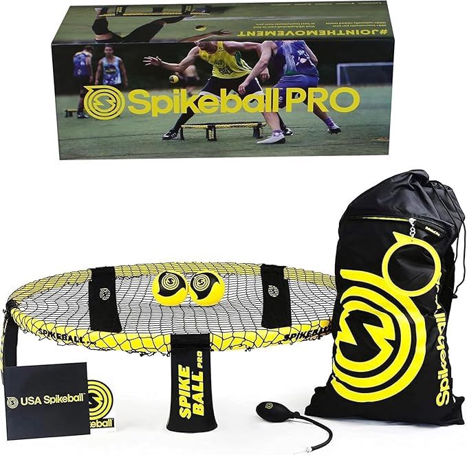 Spikeball Pro Kit (Tournament Edition) - Includes Upgraded Stronger Playing Net