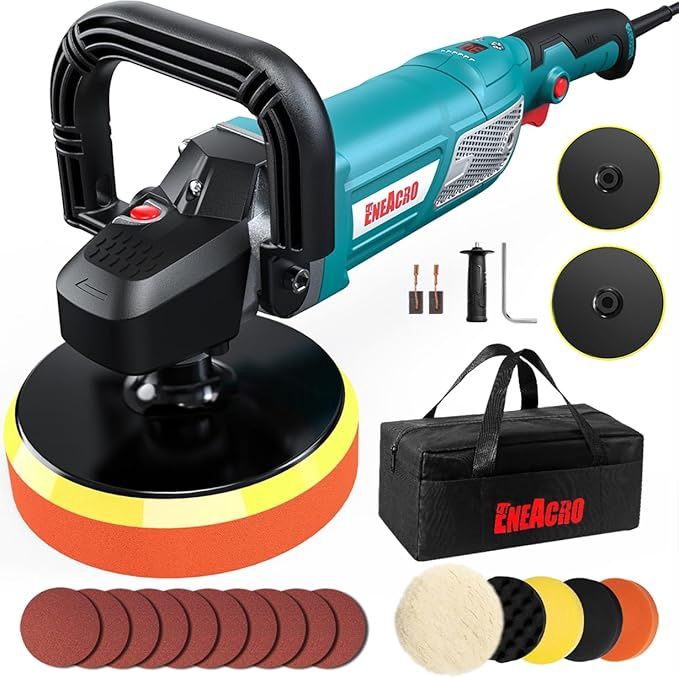 ENEACRO Buffer Polisher, 1800W Rotary Car Polisher Waxer