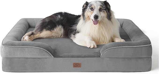 Bedsure Orthopedic Dog Bed Extra Large - XL Dog Bed - Waterproof,