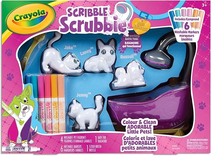 Crayola Scribble Scrubbie Pets Tub Playset