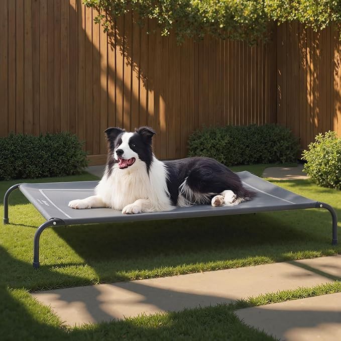Bedsure Large Elevated Outdoor Dog Bed - 49&quot;