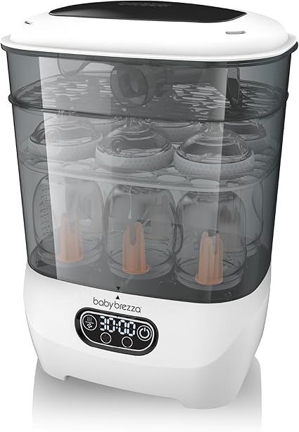 Baby Brezza Bottle Sterilizer and Dryer Advanced – 33% Faster - Largest Capacity Steam Sanitizer