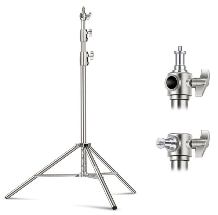 NEEWER 9.2ft/2.8m Stainless Steel Light Stand