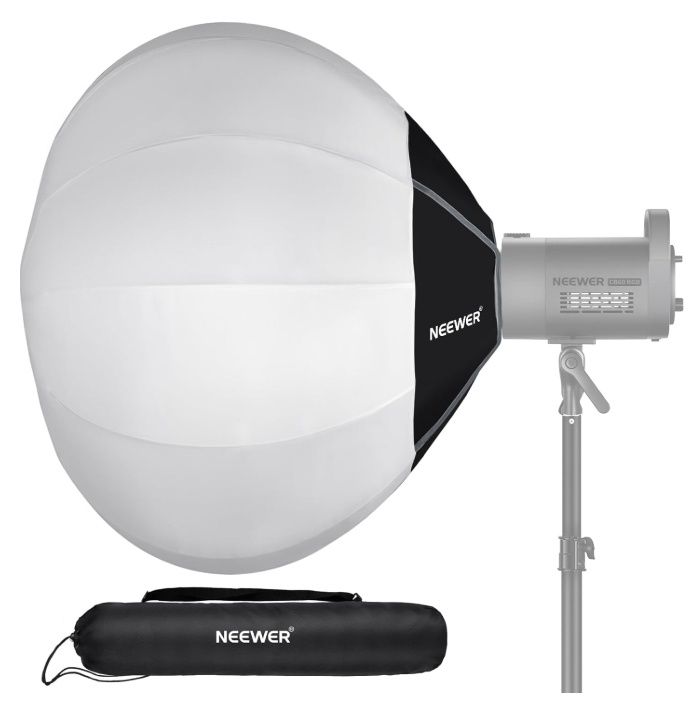 NEEWER 33.5"/85cm Lantern Softbox, Quick Release 360° Light Diffuser