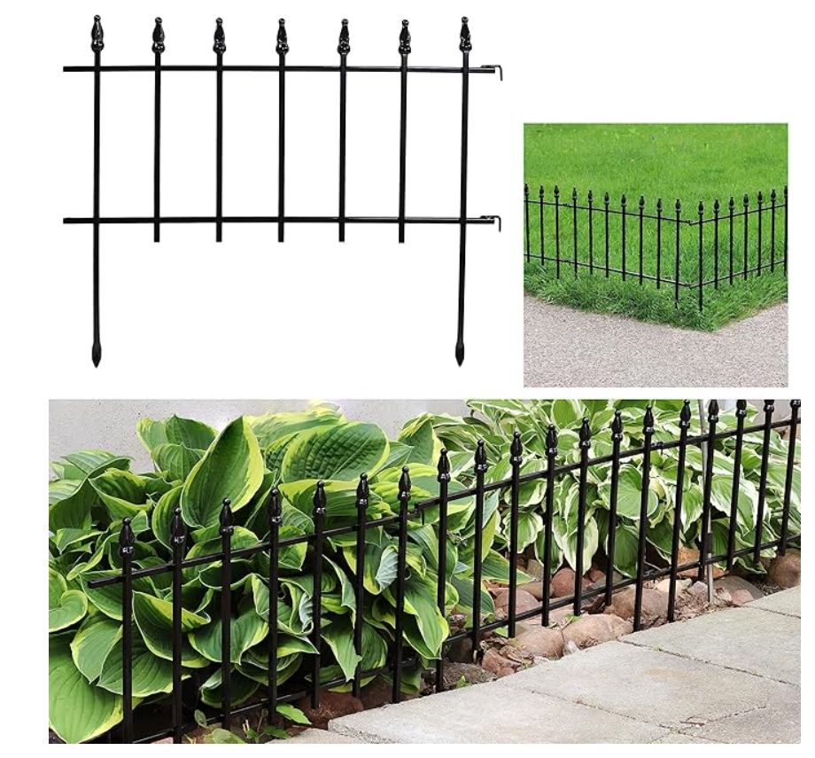 Sunnydaze 5-Panel Roman Decorative Fence