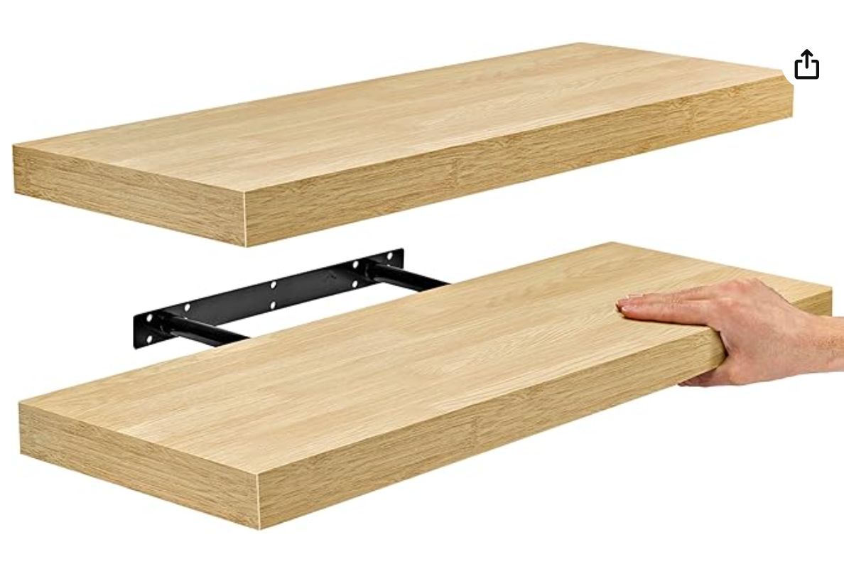 Sorbus Floating Shelves x2