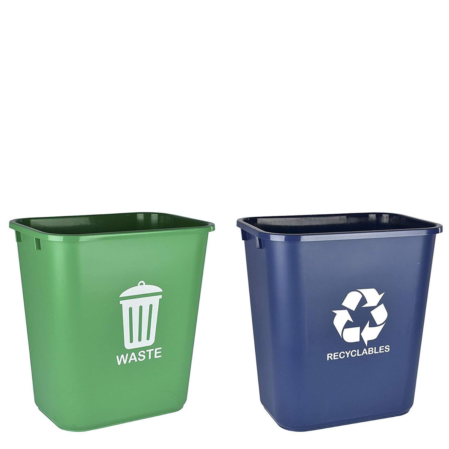 Acrimet Wastebasket Bin for Recycling and Waste - 6.75 Gallon