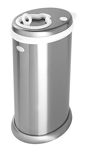 Ubbi Limited Edition, Money Saving, No Special Bag Required, Steel Odor Locking Diaper Pail