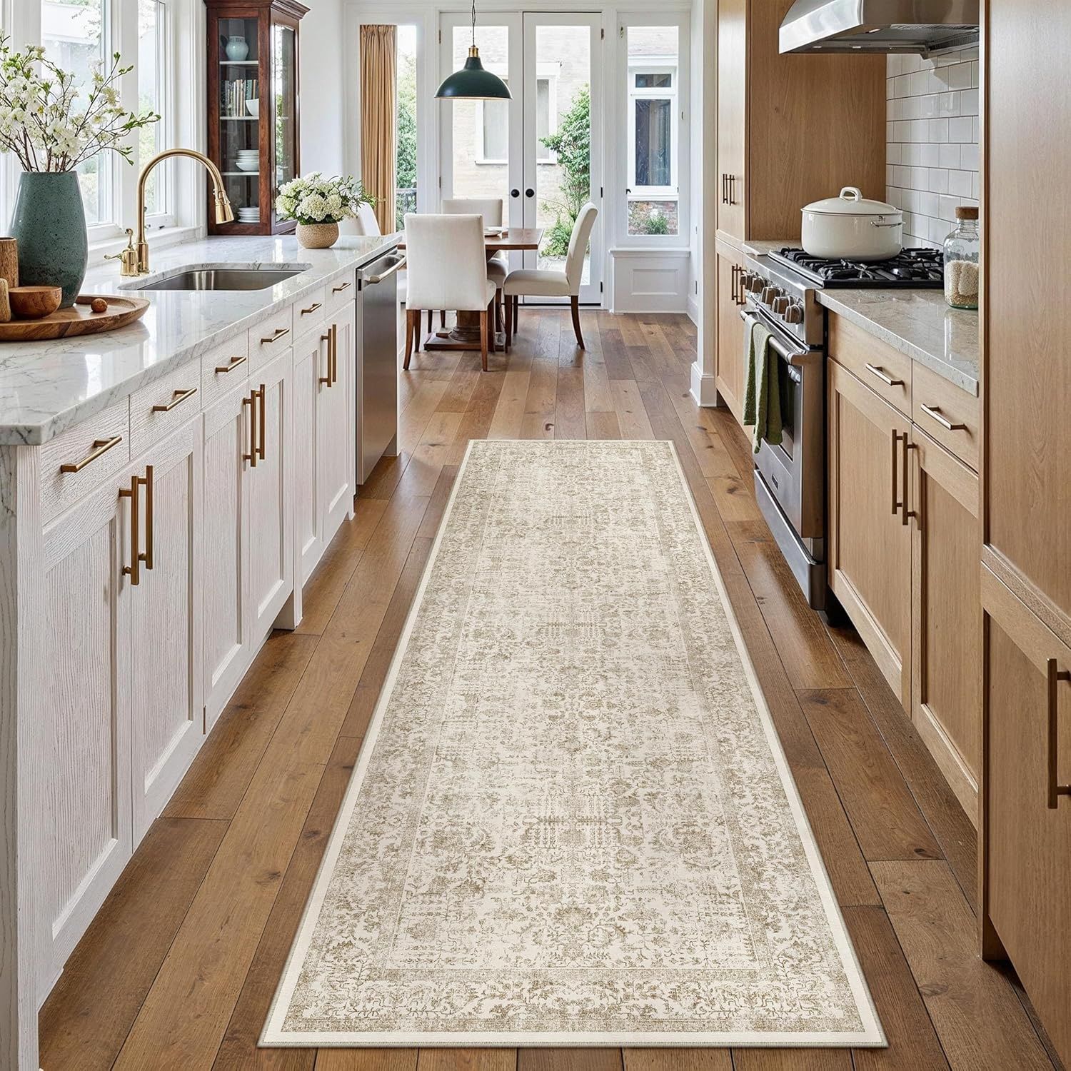 Light Brown Runner Rug 2x6 - Light Brown