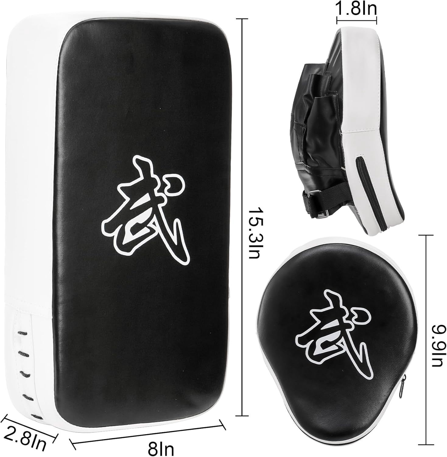 WUWEOT 2-in-1 Punching Mitts Kick Pack Set