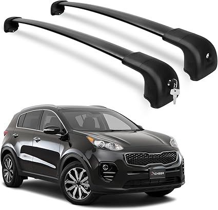 16-22 Sportage Roof Rack Cross Bars Fit for 2016-2022 Sportage,Aluminum Cross Bar