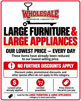 Large Appliances & Large Furniture