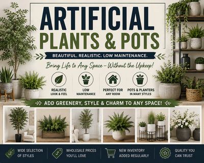 Artificial Plants & Pots