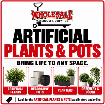 Artificial Plants & Pots