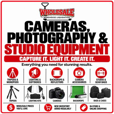 Cameras, Photography & Studio