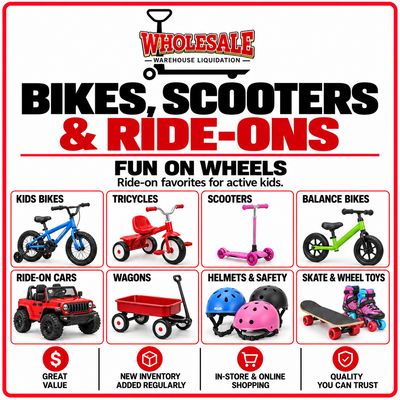 Bikes, Scooters & Ride-Ons
