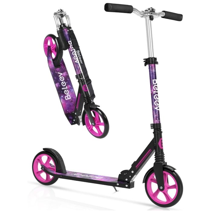 BELEEV V5 Scooter for Kids, Adults, Teens, Blue Purple BELEEV V5 Scooter for Kids, Adults, Teens, Blue Purple