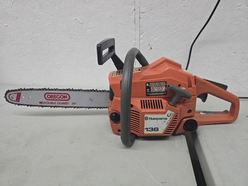 Husqvarna 136 chainsaw Used
