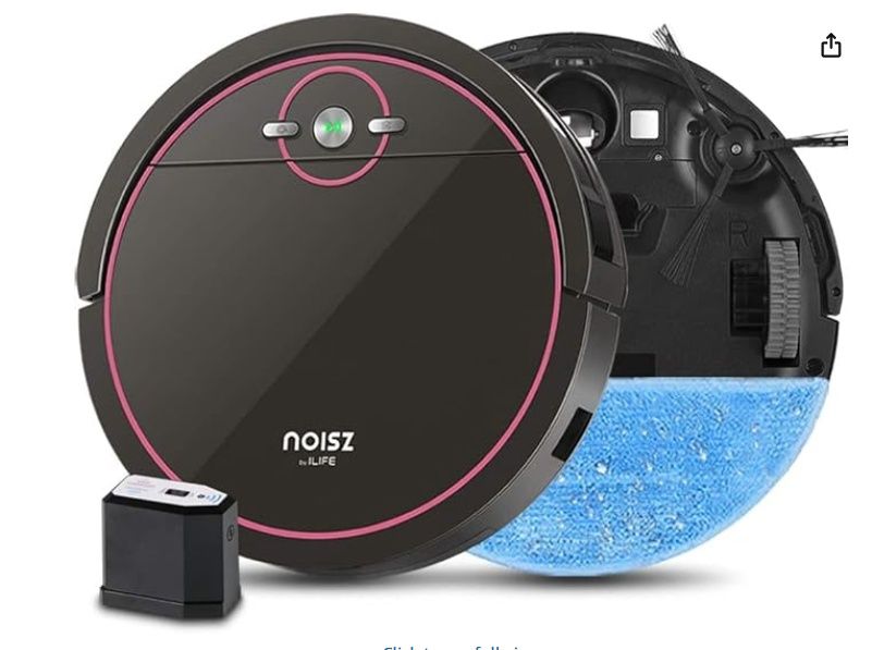 Noisz by ILIFE S5 Pro Robot Vacuum and Mop 2 in 1, ElectroWall, Automatic Self-Charging