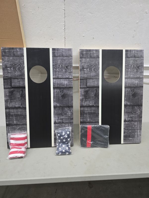 Wakefa Solid Wood Cornhole Set, Cornhole Boards Games Set, 3x2 Corn Holes