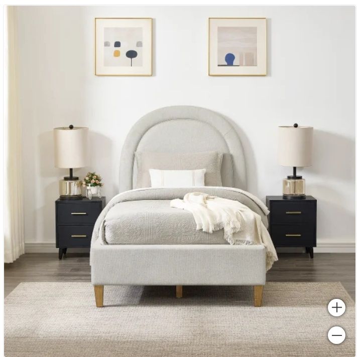 Thomasville Upholstered Platform Twin Bed