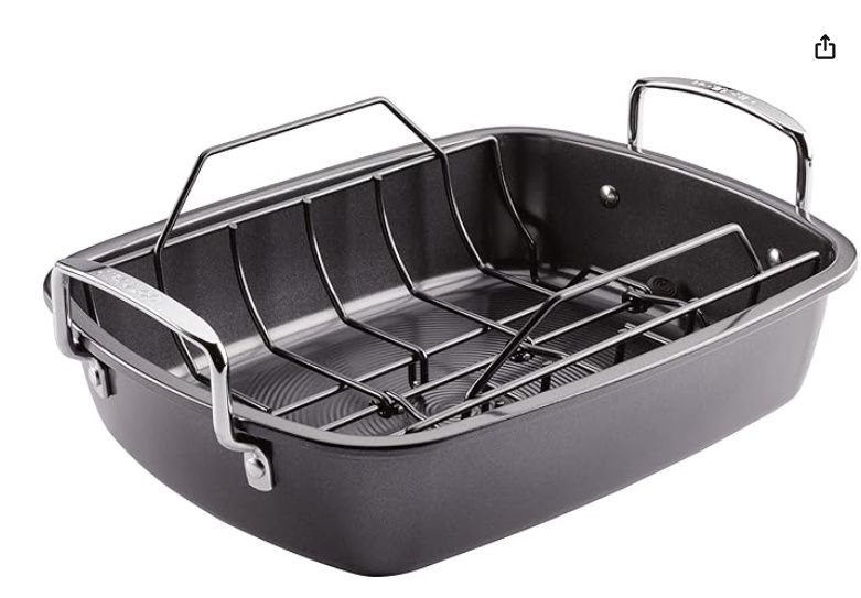 Circulon Ultra Lasting Nonstick Roaster/Roasting Pan with Easy Serve Rack