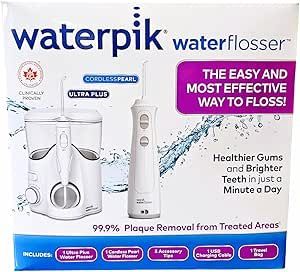 Waterpik Waterflosser Ultra Plus Water Flosser &amp; Cordless Pearl Water Flosser