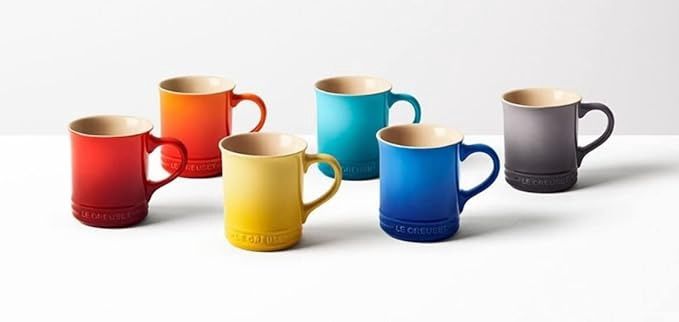 Le creuset Mug 14 oz ,Set of 6 Multicolor