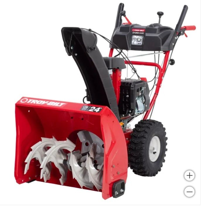 Troy-Bilt Storm 24-in. 208cc 2-Stage Gas Snow Blower with Electric Start, heated Grips MSRP $1399.99