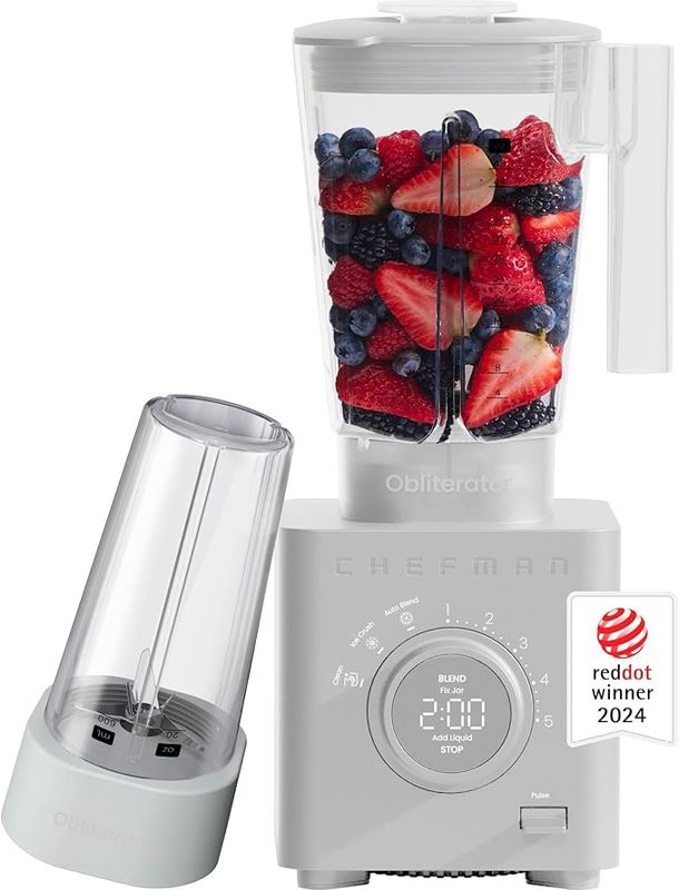 Chefman Obliterator 48 oz Countertop Blender for Smoothies,