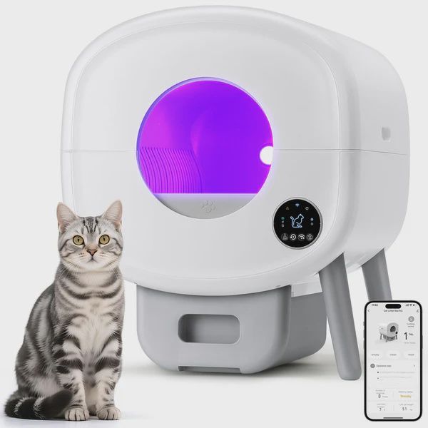 TAYACICY Automatic Cat Litter Box,Self Cleaning Litter Box Large Capacity for Multiple Cats