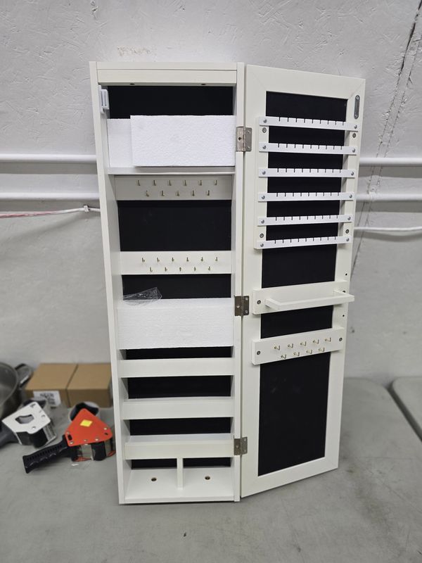 Wall mounted jewelry box 35" Tall x 5" Wide x 4.5" Deep