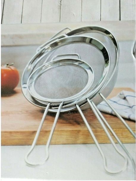 MIU 3 Pieces Stainless Steel Mesh Strainer